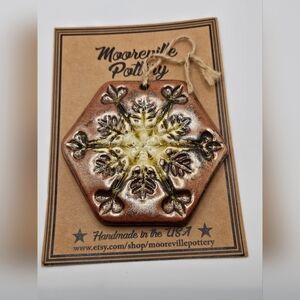 Snowflake Ornament, NWT
